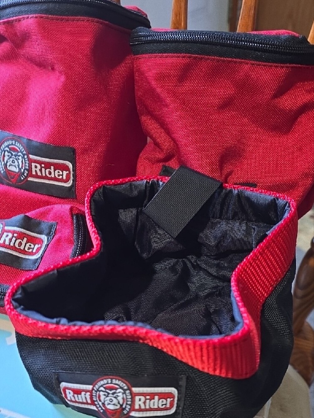 Ruff Rider Red Travel Pouch Set - Picture 3 of 8
